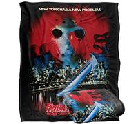 FRIDAY THE 13TH Blanket, 152 x 127 cm Jason Takes Manhattan Poster Silky Touch Super Soft Throw Blanket