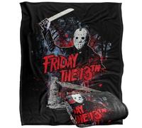 Friday The 13Th Cabin Manta súper suave con tacto sedoso - 152 x 127 cm