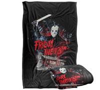 Friday The 13Th Cabin Manta súper suave con tacto sedoso - 91 x 147 cm