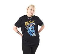 Friday the 13th Camiseta unisex negra de manga corta | Camiseta gráfica Love at First Fright | Mercancía de película de terror | Ropa de miedo de Jason Voorhees | Fans, Negro, S