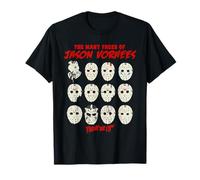 Friday The 13th Faces of Jason Vorhees Camiseta
