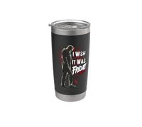 Friday the 13th I Wish It Was Friday Vaso térmico de acero inoxidable de doble pared