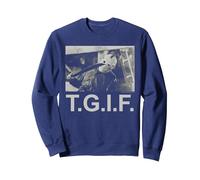 Friday The 13Th Jason TGIF Sudadera, Unisex para Adultos, Azul Marino, XL