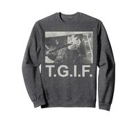 Friday The 13Th Jason TGIF Sudadera, Unisex para Adultos, Jaspeado Oscuro, L