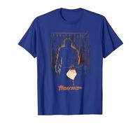 Friday The 13Th Part 3 Poster Camiseta, Hombre, Azul Real, 3XL