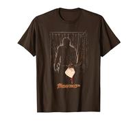 Friday The 13Th Part 3 Poster Camiseta, Hombre, Marrón, M