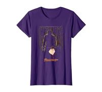 Friday The 13Th Part 3 Poster Camiseta, Mujer, Morado, L