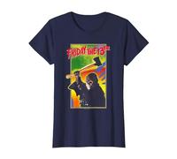 Friday The 13Th Retro Game Camiseta, Mujer, Azul Marino, XL
