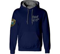 Friday the 13th Sudadera con capucha Jason Voorhees para hombre, azul, M