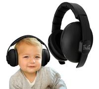 Fridaybaby - Protección para los oídos bebés y recién nacidos (0 a 2 años) - Cómodo ajustable con cancelación de ruido Auriculares bebé reducción aviones, fuegos artificiales, conciertos. negro