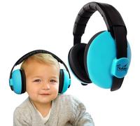 Fridaybaby - Protección para los oídos bebés y recién nacidos (0 a 2 años) - Cómodo ajustable con cancelación de ruido Auriculares bebé reducción aviones, fuegos artificiales, conciertos. azul