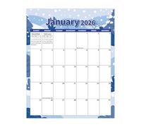 Fridge Calendar - 2026 Planning Calendar for Home, Decorative Countdown Schedule Planner with Punch-In Tracker, Multi-Functional 12-Month Magnetic for Kitchen, 14.49x11.5 Inches