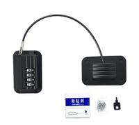 Fridge Lock, Cabinet Latch, Adhesive Code Locking System, Child Safety Protection, Refrigerator Lock for Kitchen, Drawers, Sliding Doors, Pet Use, 2.68x1.81x0.39 inches