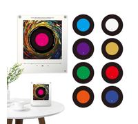Fridge Magnet Music Player - Audio Record Stickers with Rotating Player
