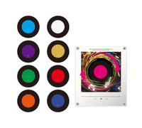 Fridge Magnet Music Player - Audio Record with Rotating Player | Music Box Fridge Magnet with Light | for Locker Party Workplace Apartment Kitchen Home
