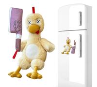 Fridge Magnet Plush Toys Soft Cute Duck Magnetic Plush Doll
