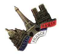 Fridge Magnets 3D France Paris Refrigerator Decor Souvenir Sticker, Kitchen Accessories for Party Decoration Travel Gift for Photographers Men Women Art Lovers Holiday Birthday Families Door Photo