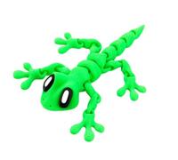 Fridge Magnets - Gecko Fidget Toys, 3D Printed Articulated Lizard, Strong Magnetic Display, Animal Sensory Decor, Multi-Color Figure For Kitchen Desk Playroom Kids