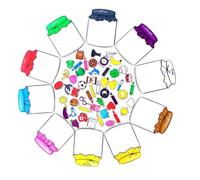 Fridge Magnets Kids - Educational Sensory Sorting Toys, Preschool Learning Magnetic Set, Interactive Alphabet and Shape Magnets, Fun Teaching Tools for Boys Girls Home School Whiteboard Locker