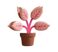 Fridge Magnets Plant Decor - 150g Potted Green Style Magnetic | Resin Home Decoration Plant, Mini Artificial Botanical Fridge Magnet, Decorative Magnetic Holder For Kitchen Locker