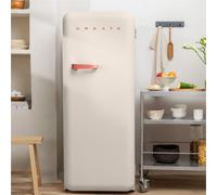 FRIDGE RETRO 281L - Frigorífico De Estilo Retro Blanco Roto