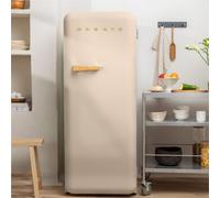 FRIDGE RETRO 281L - Frigorífico De Estilo Retro Madera & Arena