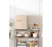 FRIDGE RETRO 48L - Frigorífico De Estilo Retro Oro Rosa