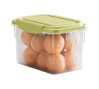 Fridge Storage Containers - 4.5L Fruit Organizer Box for Food Preservation | Stackable Flexible Storage Box with Lid, Ideal for Families Home Cooks Parents Office RV Restaurant Leftovers Eggs Pantry