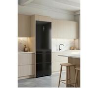 FRIDGE STUDIO COMBI PRO FLEX 401 - Frigorífico Estilo Italian 401L Con Perfect Fit, Space Pro Y Care+ Negro