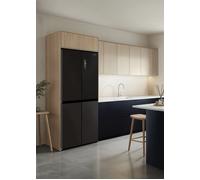 FRIDGE STUDIO CROSS DOOR 503 - Frigorífico Estilo Cross Door 4 Puertas 503L No Frost Con Care+ Negro
