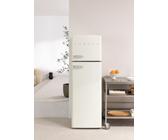 FRIDGE STYLANCE TOP 246L - Frigorífico Combi De Estilo Retro Blanco Roto & Plata