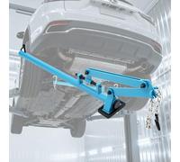 Fridgestea Herramienta de palanca de brazo transversal con cadena y protección de goma, palanca universal y elevador de eje de 500 kg de fuerza de tracción para cojinetes de ruedas, amortiguador