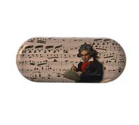Fridolin 18776 Beethoven Funda de Gafas de Metal (16 x 6,6 x 2,8 cm), Multicolor