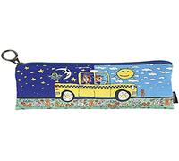 Fridolin 19136 Rizzi - Estuche para lápices con texto en inglés"Taxi and some pigeons"