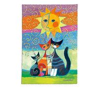 Fridolin 19801 diseño Momenti Di Félicita paño de Limpieza de Microfibra para Gafas y Muselina, 18 x 12,5 x 1 cm