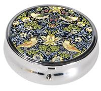 Fridolin 19961 William Morris - Pastillero (metal, 6 x 2,1 cm), diseño de El ladrón de fresas