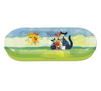 Fridolin - Funda de Metal 18713 para Gafas con diseño de Rosina Wachtmeister, Momentos de Felicidad, 16 x 6,6 x 2,8 cm, Metal Multicolor