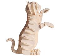 Fridolin Modelo de papel 3D 11636 - Gato blanco