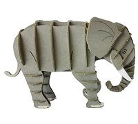 Fridolin Modelo de papel 3D elefante gris