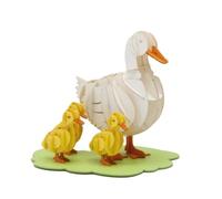 Fridolin Modelo de papel 3D - Familia de gansos