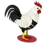 Fridolin Modelo de papel 3D - Gallo multicolor