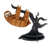 Fridolin Modelo de papel 3D, perezoso, 12 x 10 cm