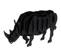 Fridolin Modelo de papel GmbH 3D - rinoceronte (11 x 6 x 3,5 cm, montado)