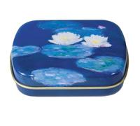 FridolinEdition - Pastillero (metal, 6,3 x 2,8 x 6,6 cm), diseño de nenúfares