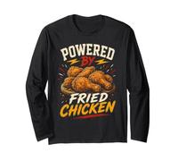 Fried Chicken Enthusiast Funny Food Humor Saying Manga Larga