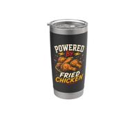 Fried Chicken Enthusiast Funny Food Humor Saying Vaso térmico de acero inoxidable de doble pared