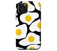 Fried Egg Pattern Sunny Side Up Breakfast Food Funny Design Carcasa para iPhone 11 Pro