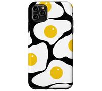 Fried Egg Pattern Sunny Side Up Breakfast Food Funny Design Carcasa para iPhone 11 Pro MAX