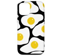 Fried Egg Pattern Sunny Side Up Breakfast Food Funny Design Carcasa para iPhone 12/12 Pro