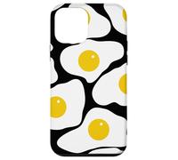 Fried Egg Pattern Sunny Side Up Breakfast Food Funny Design Carcasa para iPhone 12 Mini